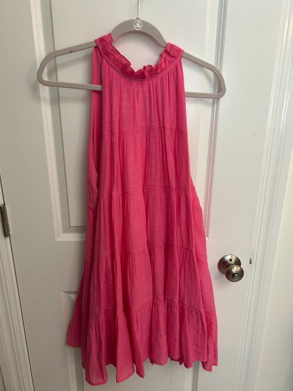 ee:Some Pink Sleeveless Swing Dress; Large (an XL can wear it, too)